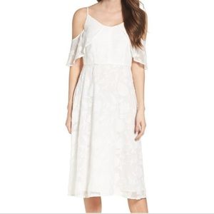Midi Dress Cold Shoulder